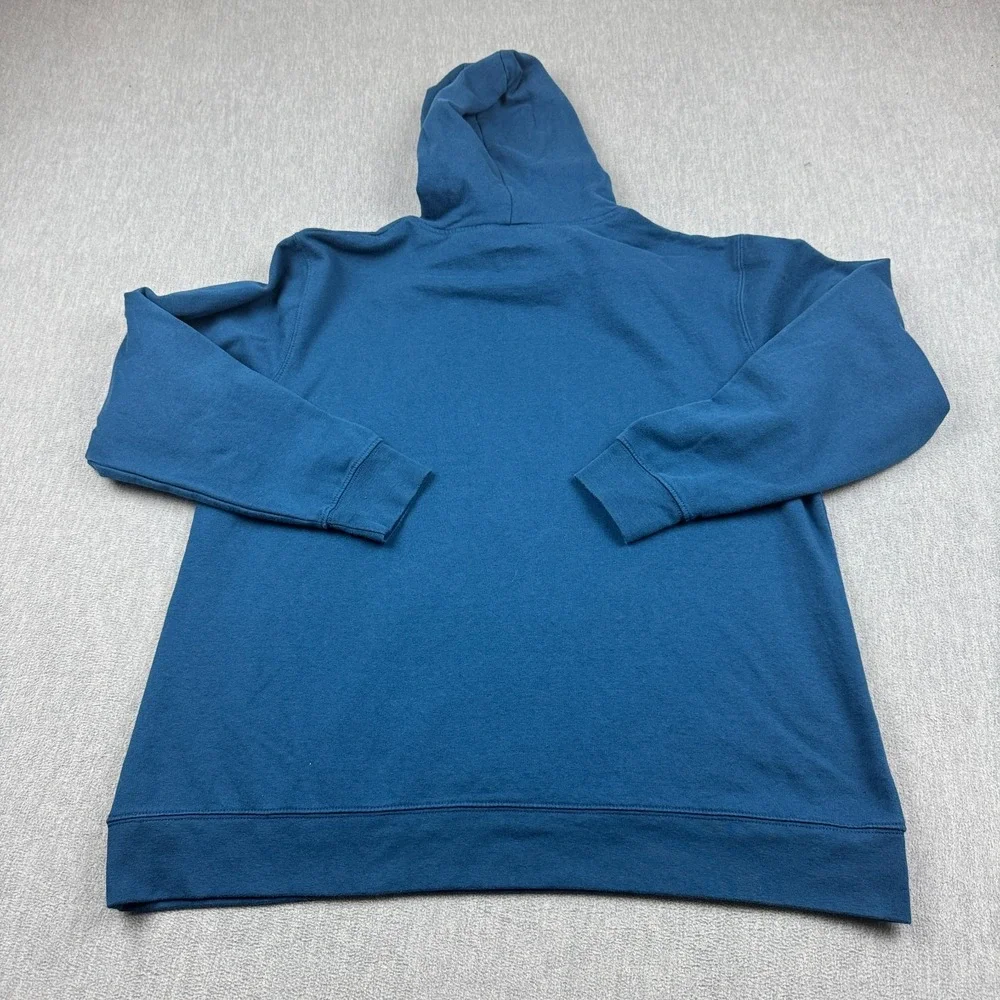 Bass Pro‎ Shops Hoodie Mens XL Blue Pullover Sweatshirt Fleece Graphic Outdoor
